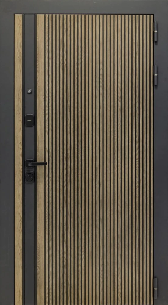 Входная дверь ДвериПРО Rosna СБ-3 листв. бел. (21 беленый дуб) DPRO200599 внешняя сторона